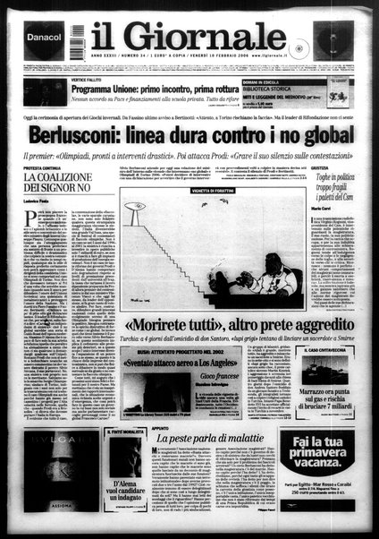 Il giornale : quotidiano del mattino